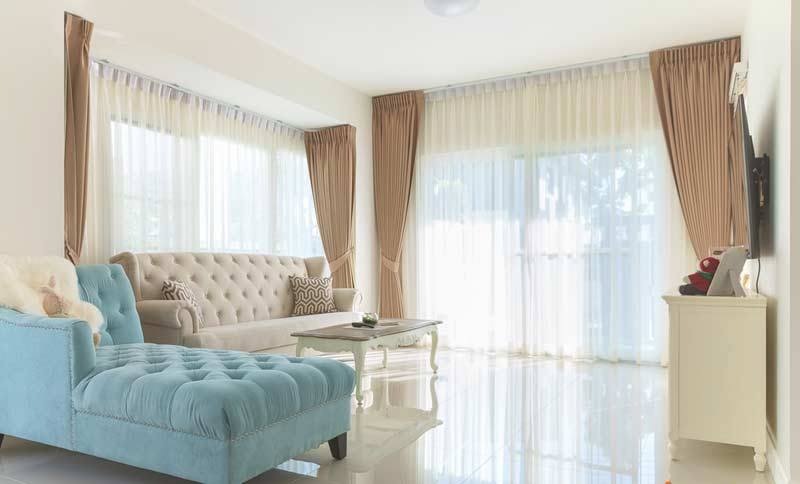 Cách lựa chọn rèm phòng khách cho chung cư