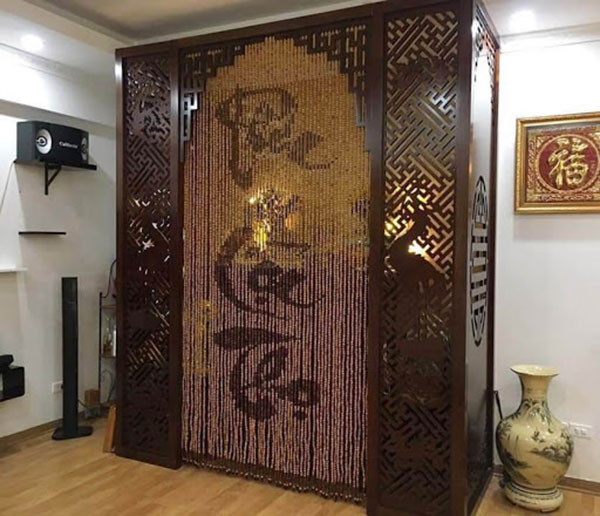 Địa chỉ cung cấp rèm gỗ phòng thờ giá rẻ tại Hà Nội