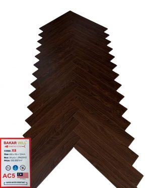sàn gỗ xương cá bakar x8