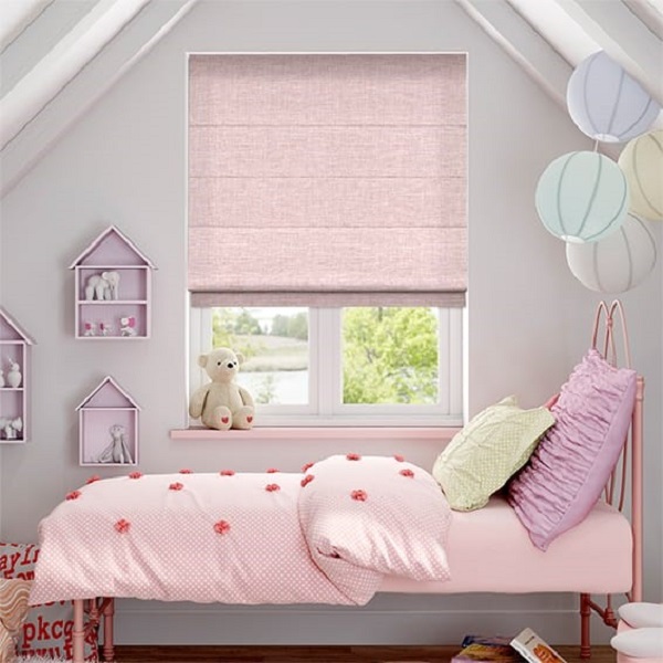 rèm cửa sổ phòng ngủ màu hồng 6